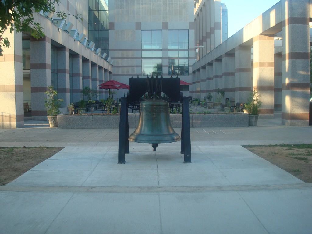 North Carolina has a replica of the Liberty Bell outside the N.C. Museum of History in Downtown Raleigh.