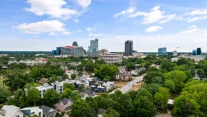 Downtown Raleigh from 531 Moseley Lane, Raleigh, NC