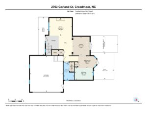 2763 Garland Ct, Creedmoor, NC, downstairs floor plan