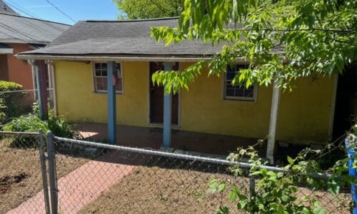 the front exterior of 1606 Oakwood Avenue, Raleigh, N.C., a 2-bedroom home listed for sale by Raleigh Homes Realty