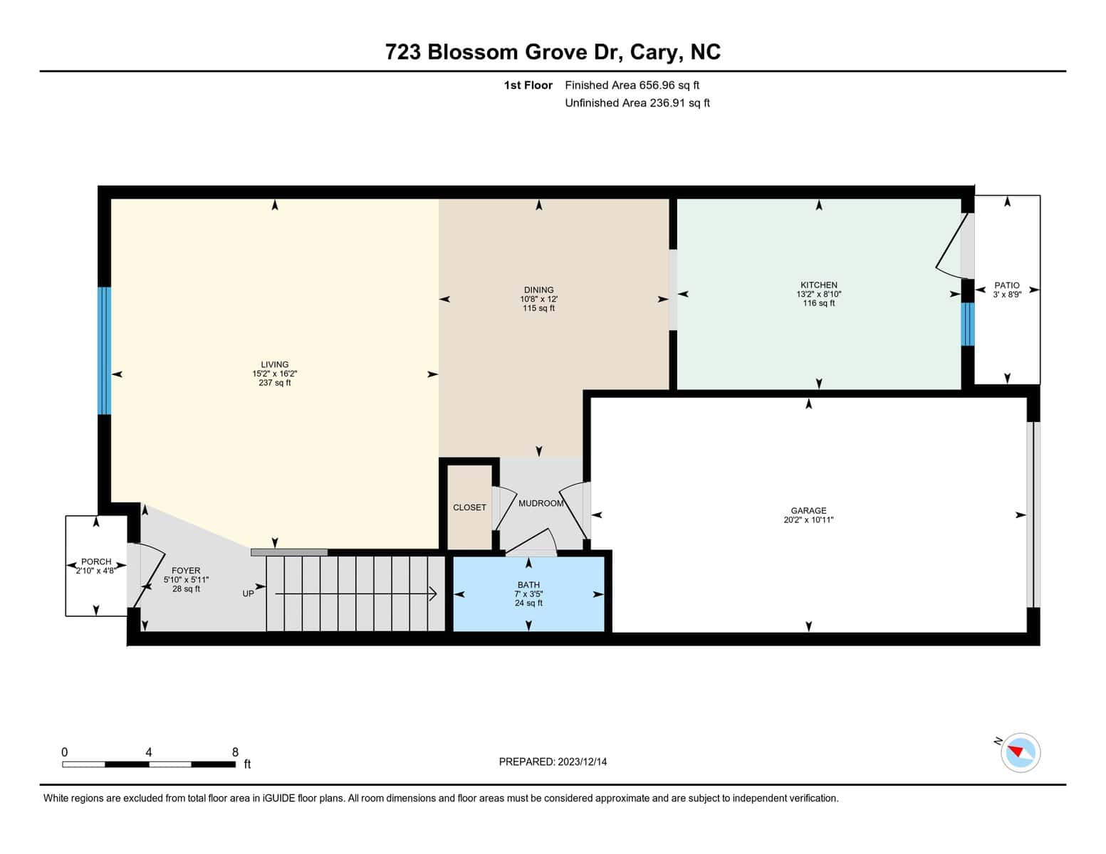 723 Blossom Grove, Cary, NC 1st floor